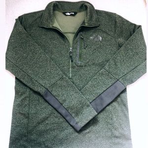 MEN's The North Face Green Canyonlands 1/2 Zip Fleece